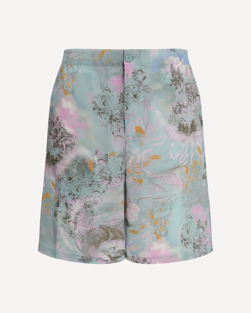 Printed Bowling Shorts