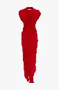 Asymmetric Twist Detail Dress