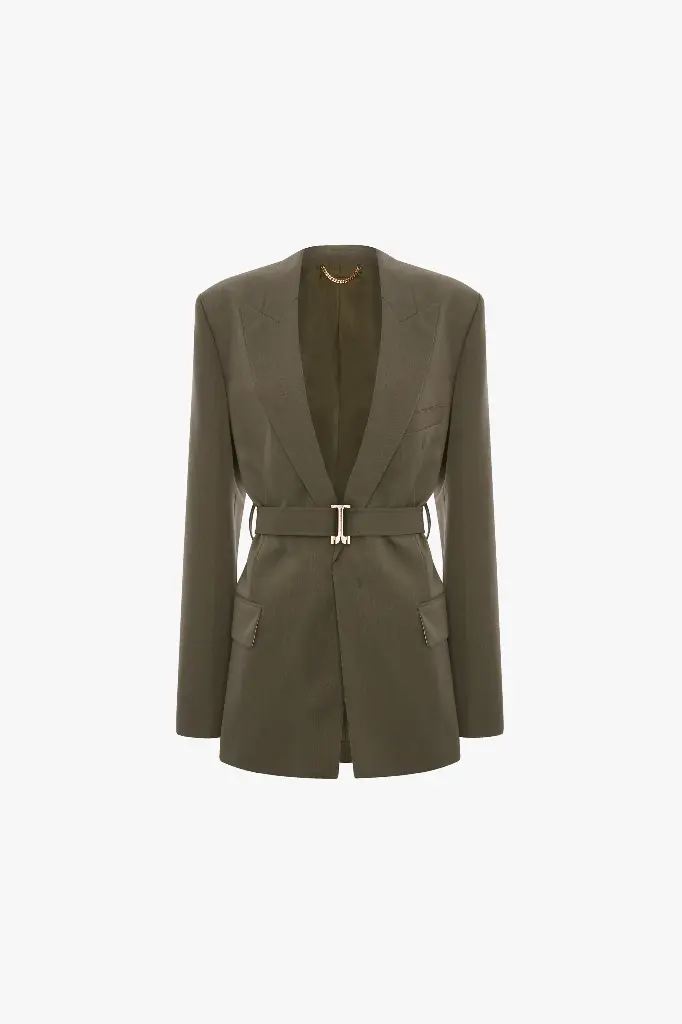Belted Tailored Jacket