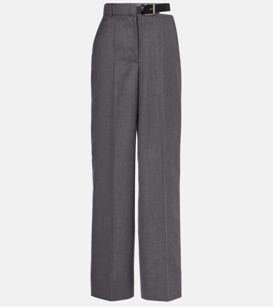 Dropped Waist Straight Leg Classic Tailoring 