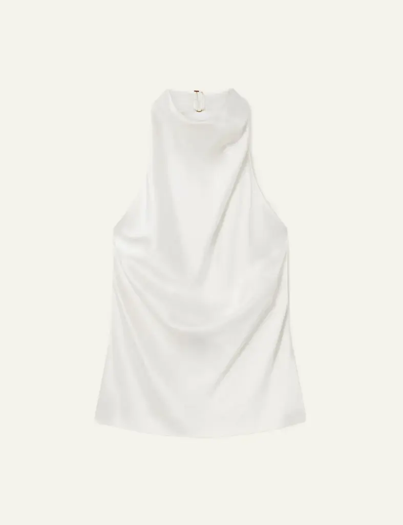 Satin Halterneck Top
