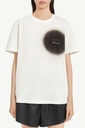 T-Shirt With Spray Effect