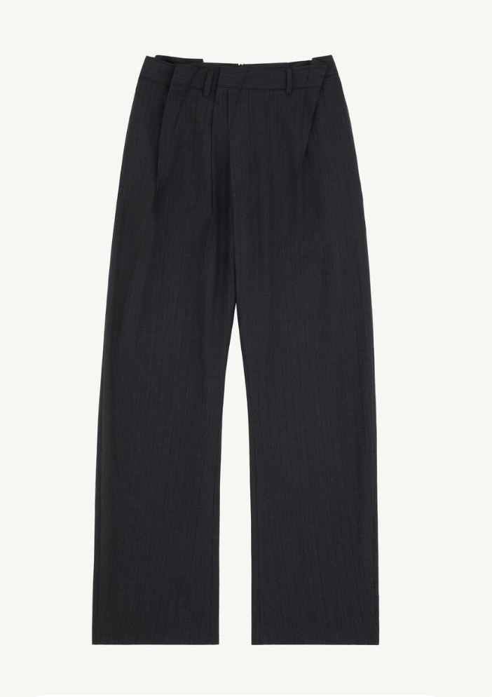 Striped Wool Trousers