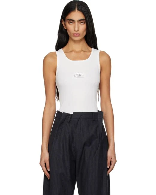 Ribbed Jersey Tank Top