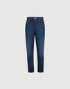 Lightweight Old Denim Iconic Fit Five-Pocket Trousers/Dark Blue 
