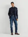 Lightweight Old Denim Iconic Fit Five-Pocket Trousers/Dark Blue 