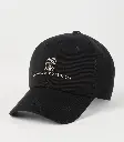 Garment-Dyed Twisted Cotton Gabardine Baseball Cap With Embroidered Logo