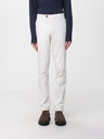 Garment-Dyed Italian Fit Trousers In American Pima Comfort Cotton Gabardine