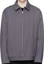 Y-3 Pinstripe Refined Wool Chore Coat