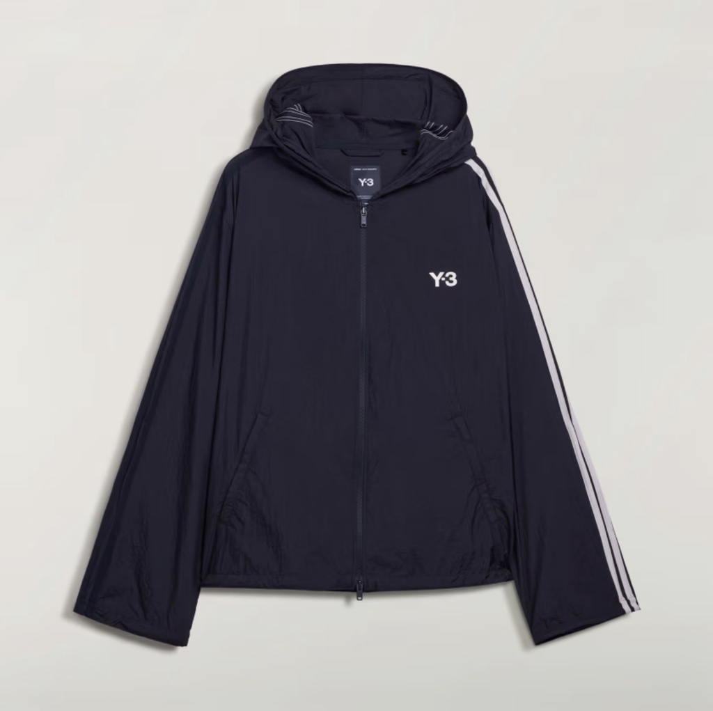 Y-3 Nylon Wired 3 Stripes Top