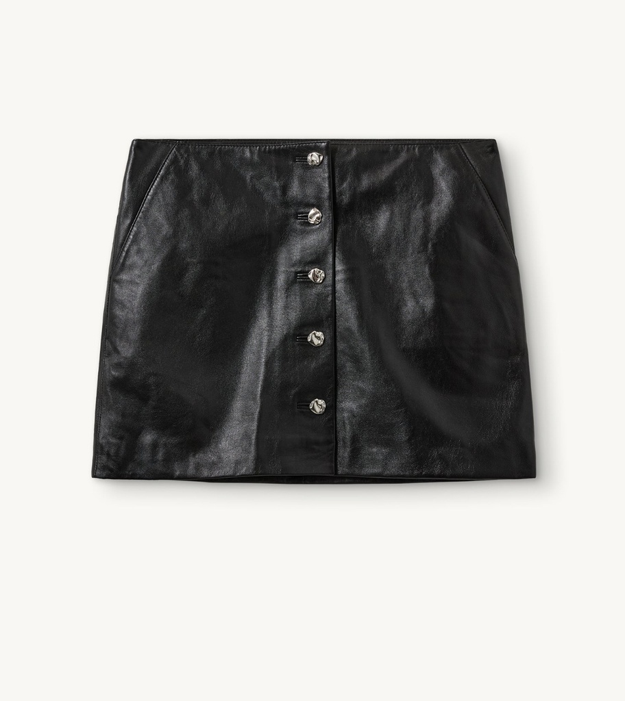 Soho Mini Button Skirt