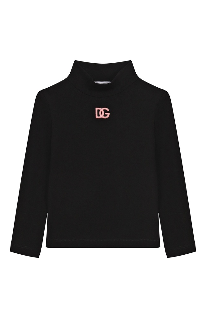 Interlock Turtleneck With DG Logo Embroidery