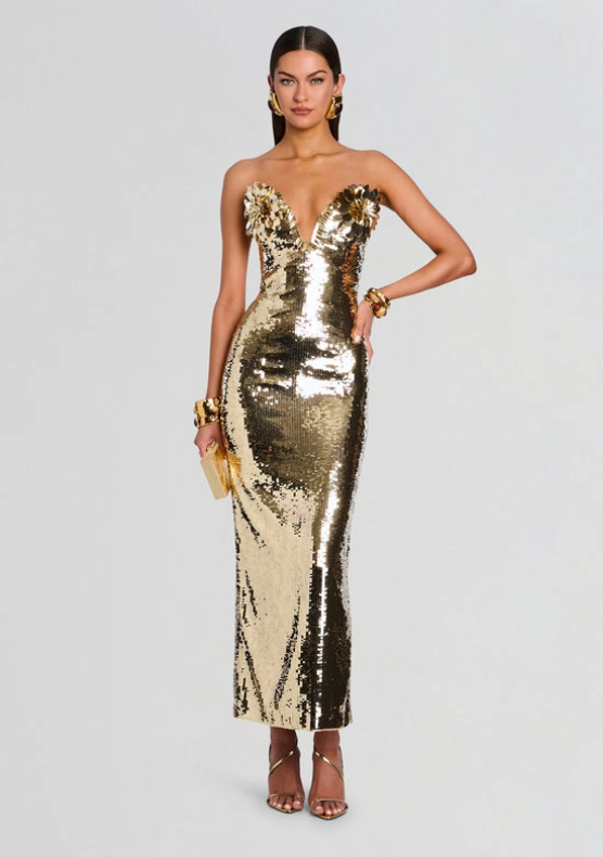 Amulet Embellished Dress