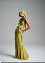 Mayara Maxi Dress In Yellow Georgette 