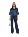 Jacquard Satin Pajama Pants