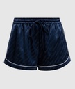 Jacquard Satin Pajama Shorts