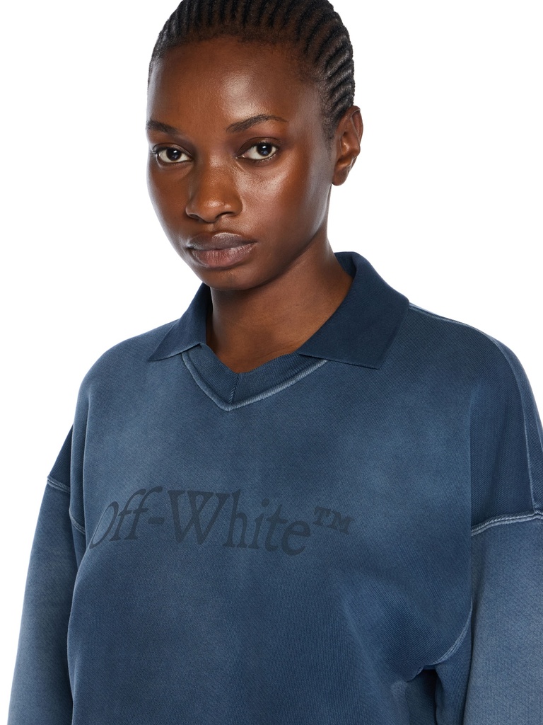 Laundry Crop Polo Logo Sweatshirt