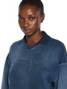 Laundry Crop Polo Logo Sweatshirt