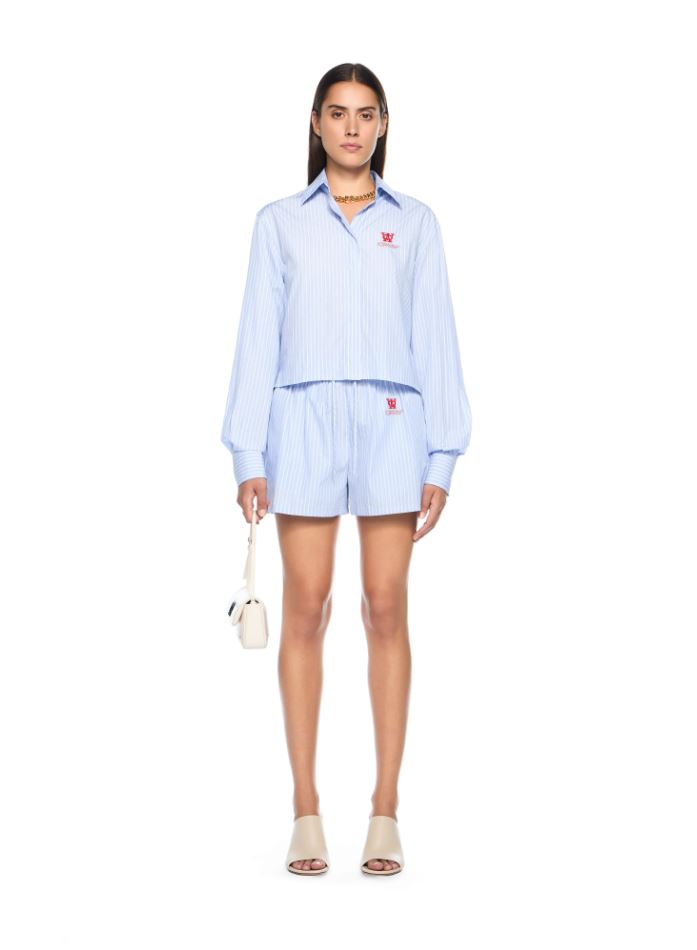 Striped Poplin Shirt