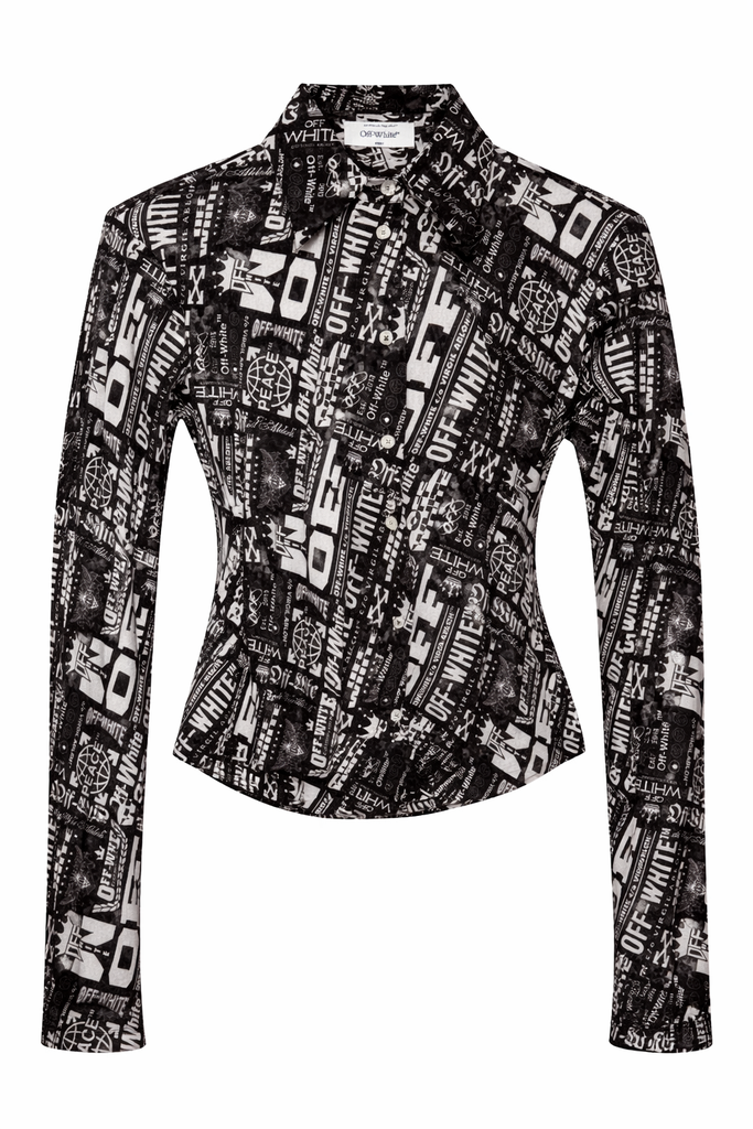  MULTILOGO MESH SHIRT L/S