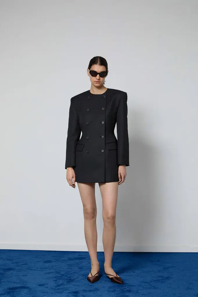 Blazer Sculpted Collarless