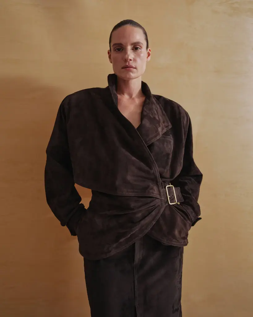 Cindy- Suede Contour Jacket