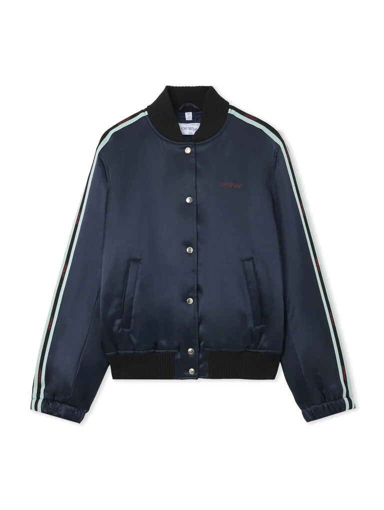 Satin Varsity Night Sky Jacket