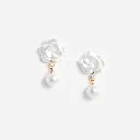 Pearl Flower Earrings