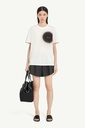 T-Shirt With Spray Effect