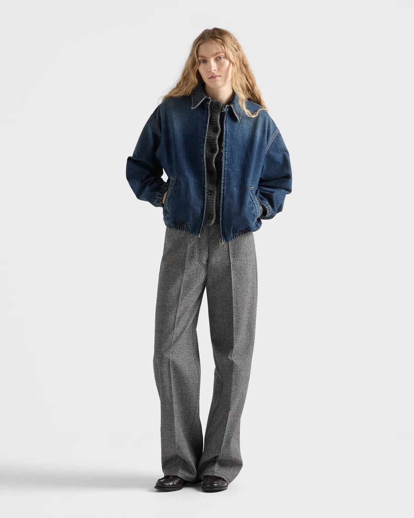 Washed Denim Blouson