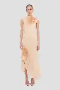 Smocked Dress In Sandstone