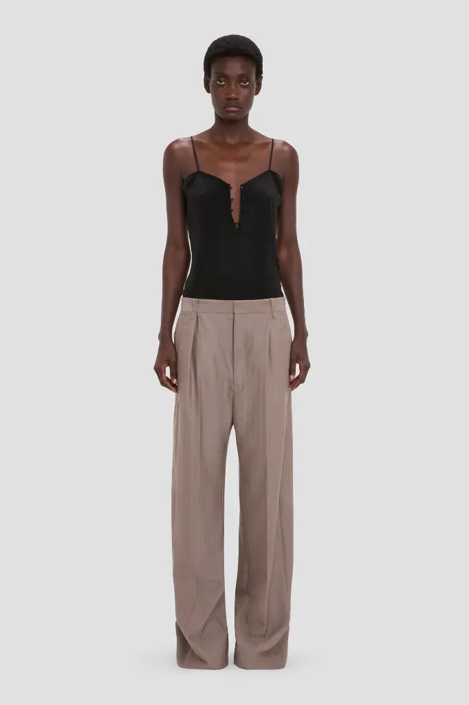 Pleated Waist Trouser