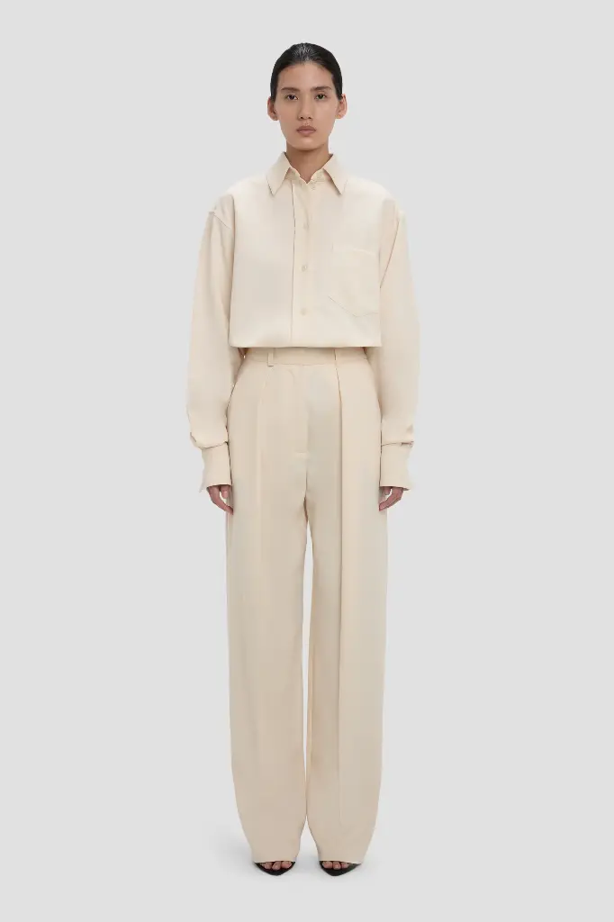 Cecilia Trouser In Alabaster 