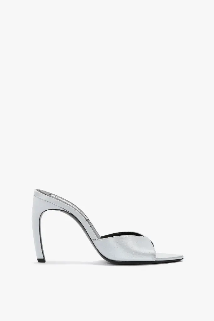 Harlow Open Toe Mule 100 In Magnesium