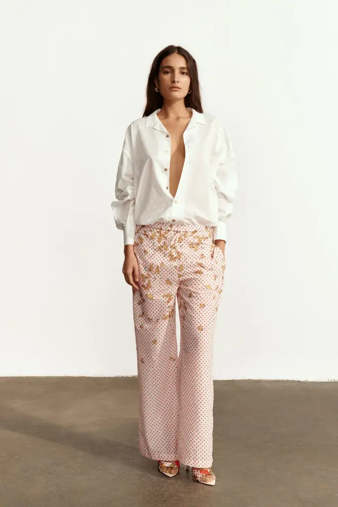 White Lanzarote Cotton Voile Shirt