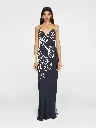Tulipanes Silk Long Dress