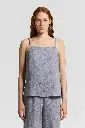 Top In Lightweight Pure Linen Canvas