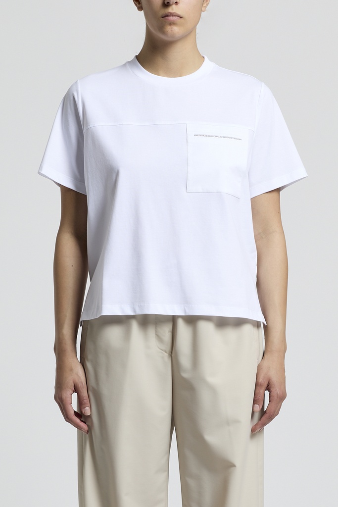 Woman Shirt Bielastic Cotton Jersey 