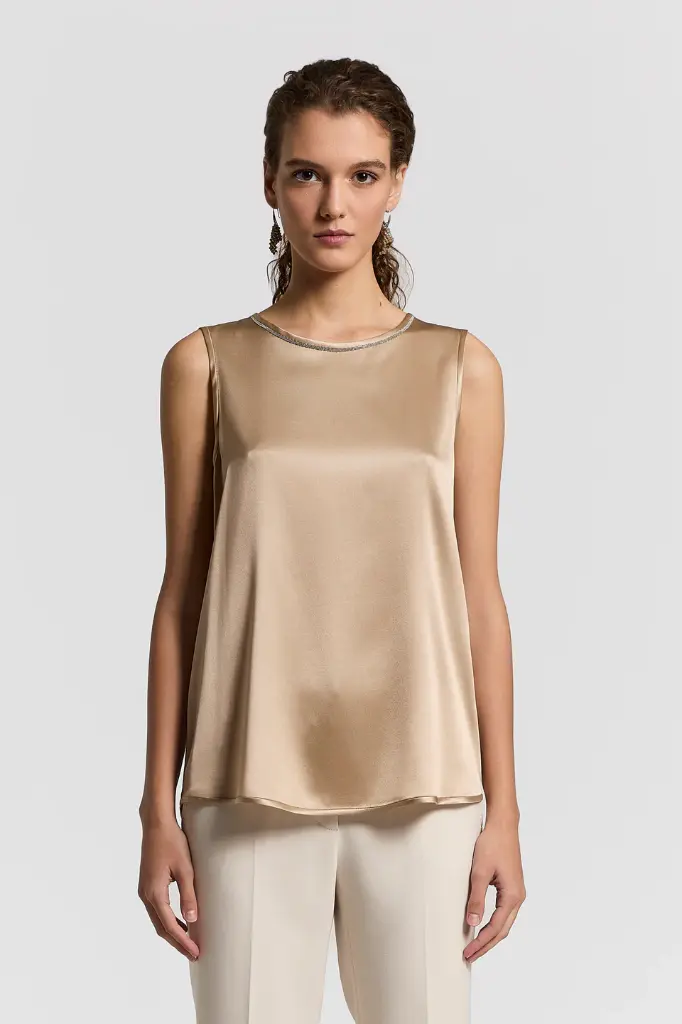 Silk Satin Top