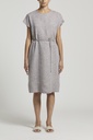 Dress In Lightweight Pure Linen Canvas