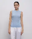 Modal and lurex blend top