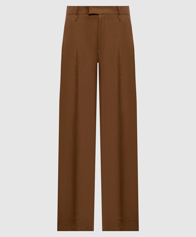 Brown Linen Pants