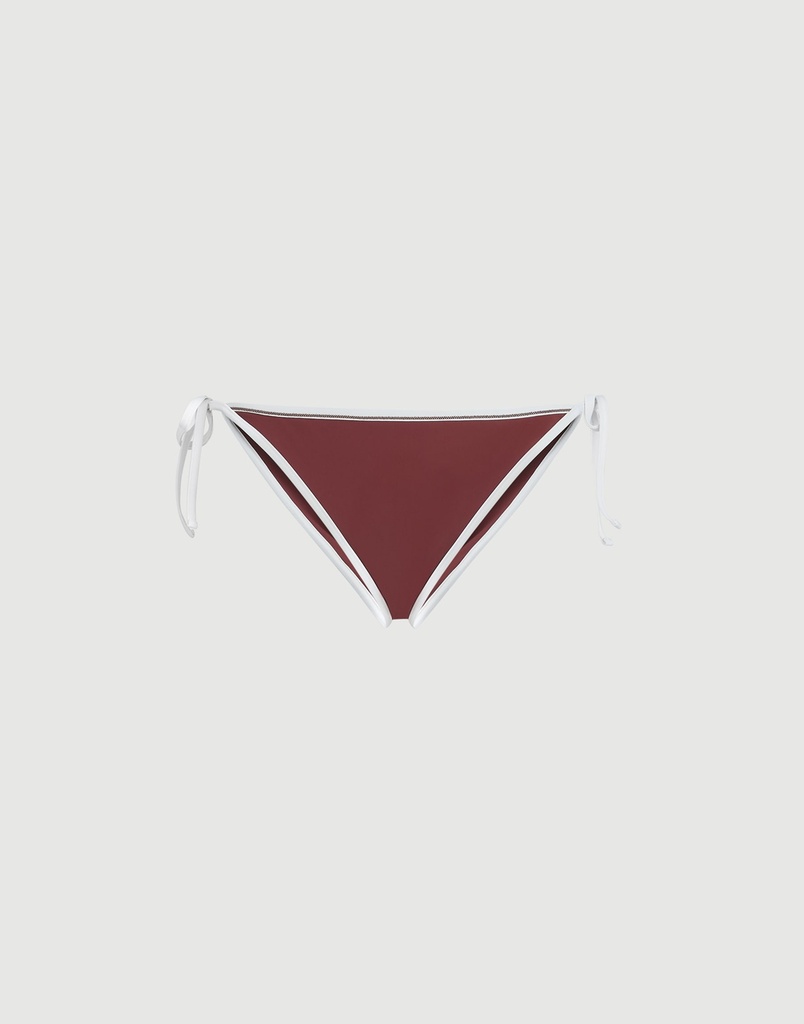 Techno Jersey Bikini Bottoms With Monili