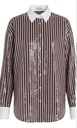 Dazzling Stripes Shirt In Cotton Poplin