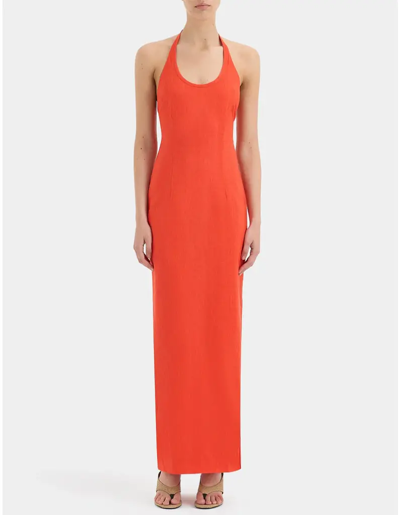 Elodie Halter Midi Dress