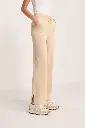 Cotton Knit Palazzo Trousers