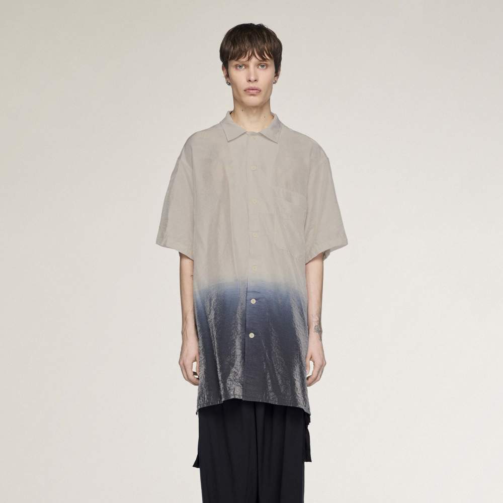 Y-3 Dip Dye Short Sleeve Long Shirt