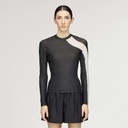 Y-3 Mesh Fitted Long Sleeve Tee