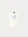 Thibald Organic Cotton T-Shirt with Island Print