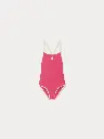 Fluorescent Pink Loola One-Piece Swimsuit